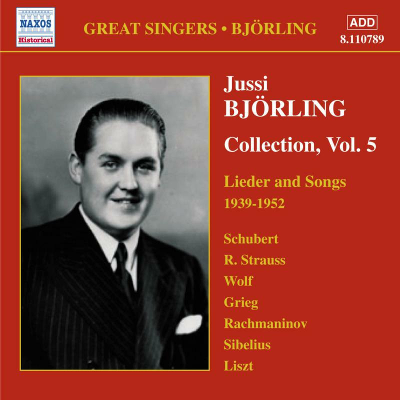 Bjorling - BJORLING, Jussi: Lieder and Songs - 8110789