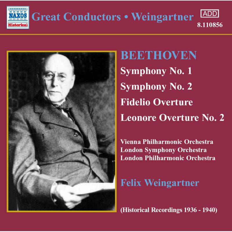 Felix Weingartner - BEETHOVEN: Symphonies Nos. 1 and 2 - 8110856