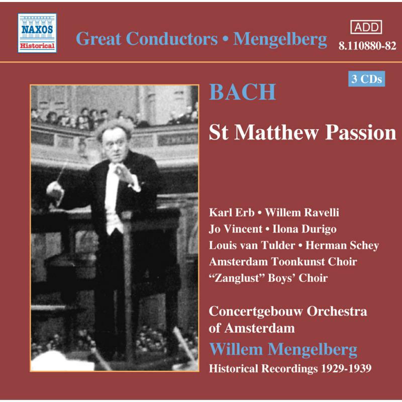 Soloists - BACH, J.S.: St. Matthew Passion - 8110880-82