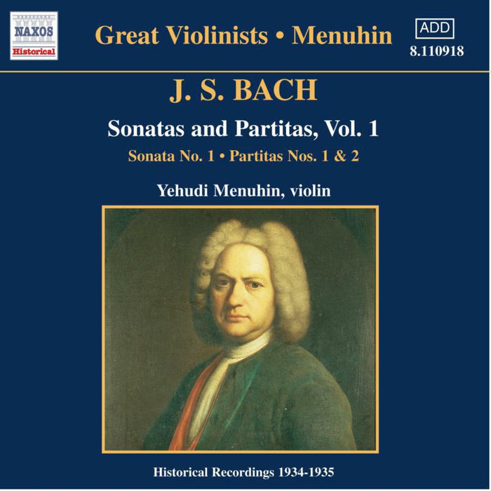Menuhin - BACH, J.S.: Sonatas and Partitas - 8110918