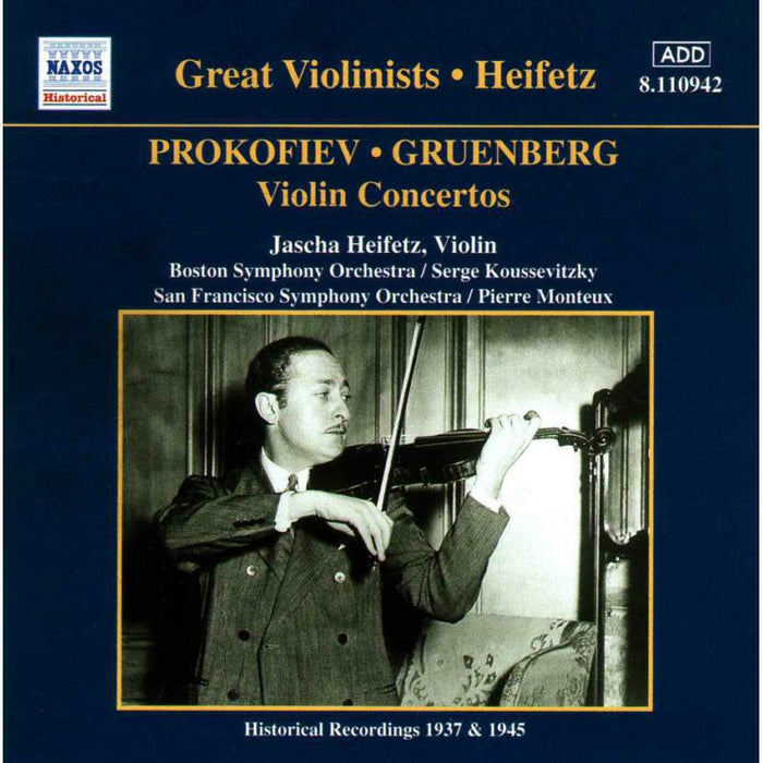 Prokofiev:Gruenberg - PROKOFIEV / GRUENBERG: Violin Concertos - 8110942