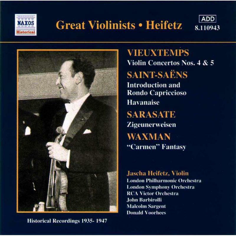 Vieuxtemps - VIEUXTEMPS: Violin Concertos Nos. 4 and 5 - 8110943