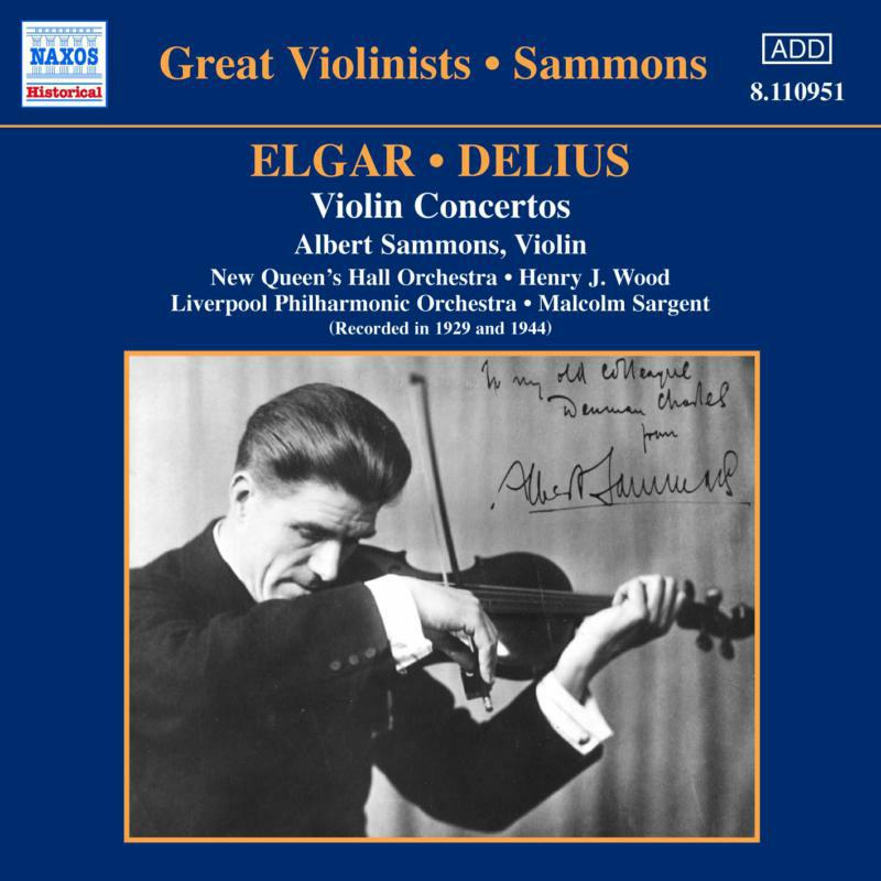 Sammons: - ELGAR / DELIUS: Violin Concertos - 8110951
