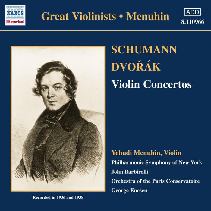 Schumann:Dvorak - DVORAK / SCHUMANN: Violin Concertos - 8110966