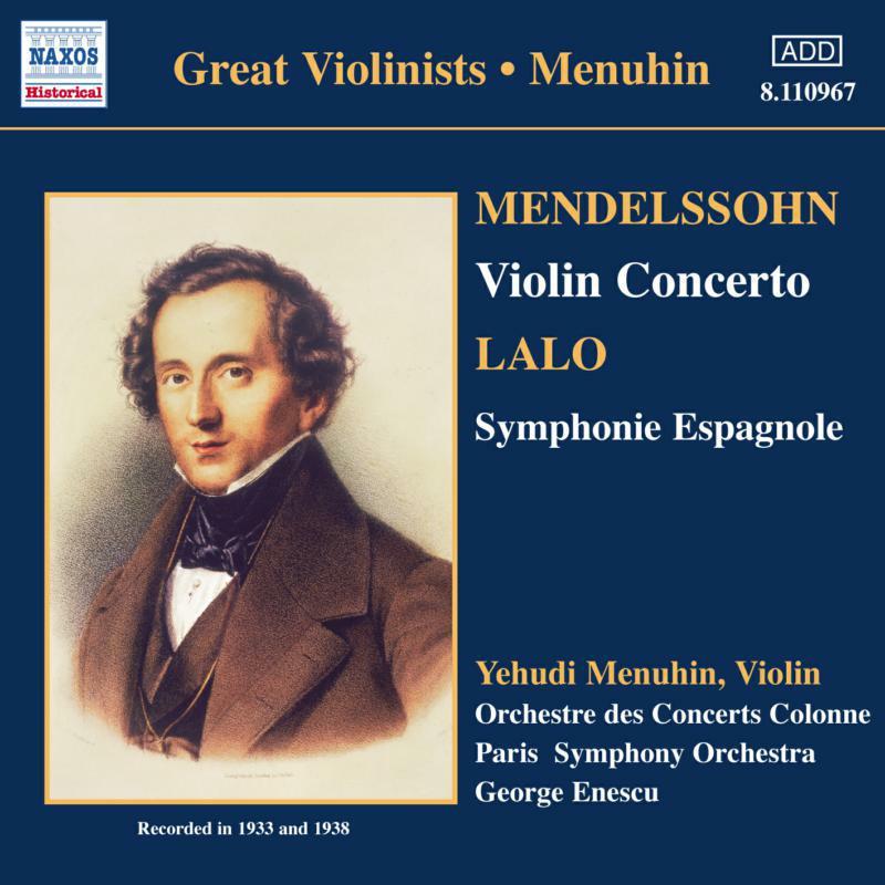 Mendelssohn:Lalo - MENDELSSOHN: Violin Concerto / LALO: Symphonie espagnole - 8110967