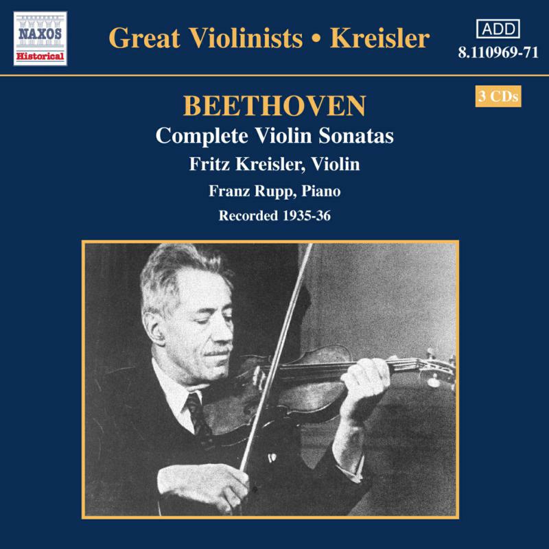 Fritz Kreisler - BEETHOVEN: Violin Sonatas - 8110969-71