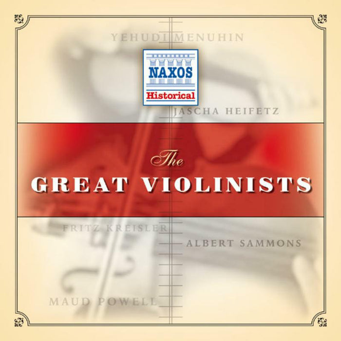 Various Artists - GREAT VIOLINISTS - 8110980-81