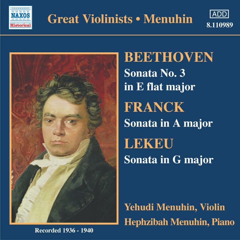 Beethoven:Franck - BEETHOVEN / FRANCK / LEKEU: Violin Sonatas - 8110989