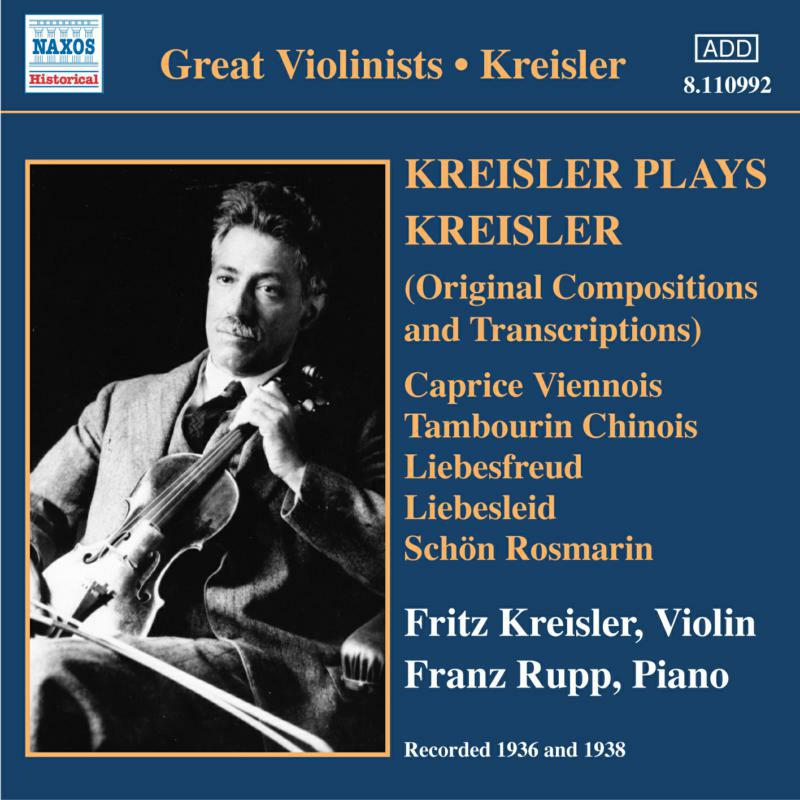 Kreisler - KREISLER PLAYS KREISLER - 8110992