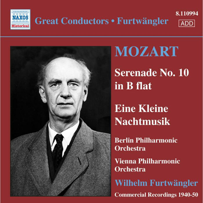 Berlin:Vienna Po:Furtwangler - MOZART: Serenades Nos. 10 and 13, """""""""""""""""""""""""""""""""""""""""""""""""""""""""""""""""""""""""""""""""""""" - 8110994