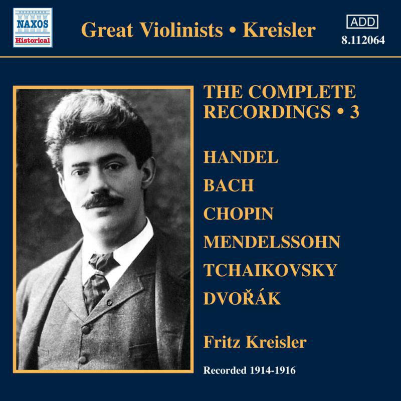 Fritz Kreisler - Kreisler Recordings 3 - 8112064
