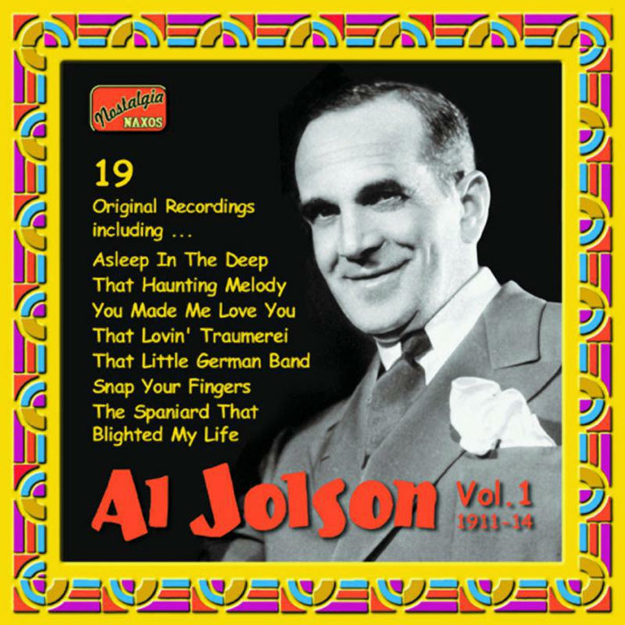Jolson - JOLSON, Al: Al Jolson, Vol. 1 - 8120514