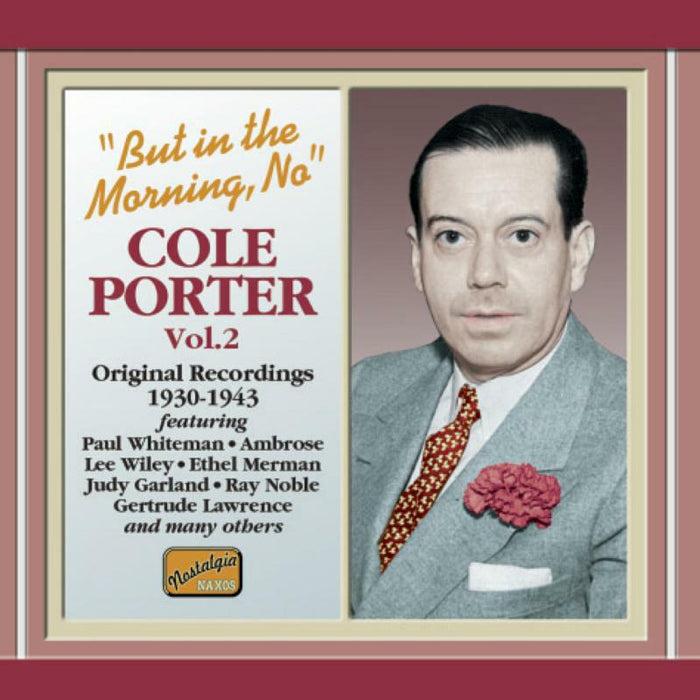 Porter - PORTER, Cole: But in the Morning, No - 8120627