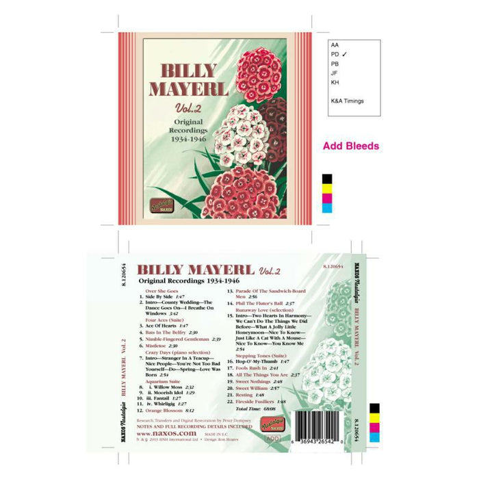 Billy Mayerl - MAYERL, Billy: Billy Mayerl, Vol. 2 - 8120654
