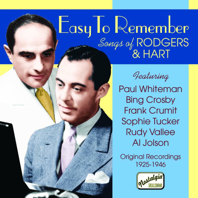 Various - RODGERS, Richard: Easy to Remember - Songs of Richard Rodgers and Lorenz Hart - 8120830