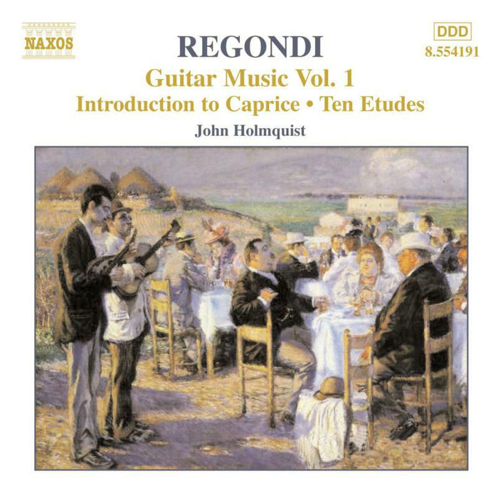 Holmquist - REGONDI: 10 Etudes / Introduction and Caprice, Op. 23 - 8554191