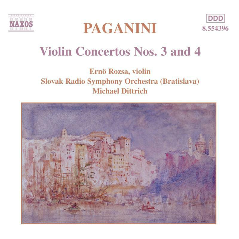 Rozsa:Slovak Rso - PAGANINI: Violin Concertos Nos. 3 and 4 - 8554396