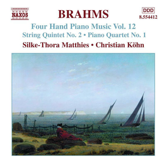 Matthies:Kohn - BRAHMS: Four-Hand Piano Music, Vol. 12 - 8554412