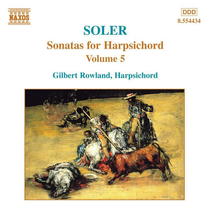 Rowland - SOLER, A.: Sonatas for Harpsichord, Vol. 5 - 8554434