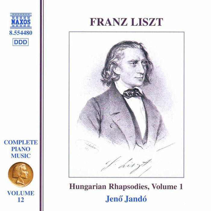 Jeno Jando - LISZT: Hungarian Rhapsodies, Vol. 1 - 8554480