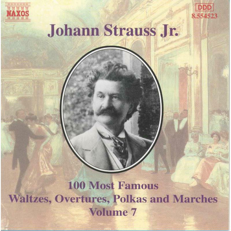 Strauss, Johann - STRAUSS:100 M.Famous Works V.7 - 8554523