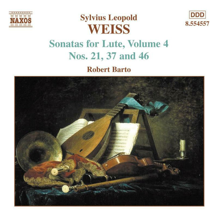 Robert Barto - WEISS: Lute Sonatas Nos. 21, 37 and 46 - 8554557