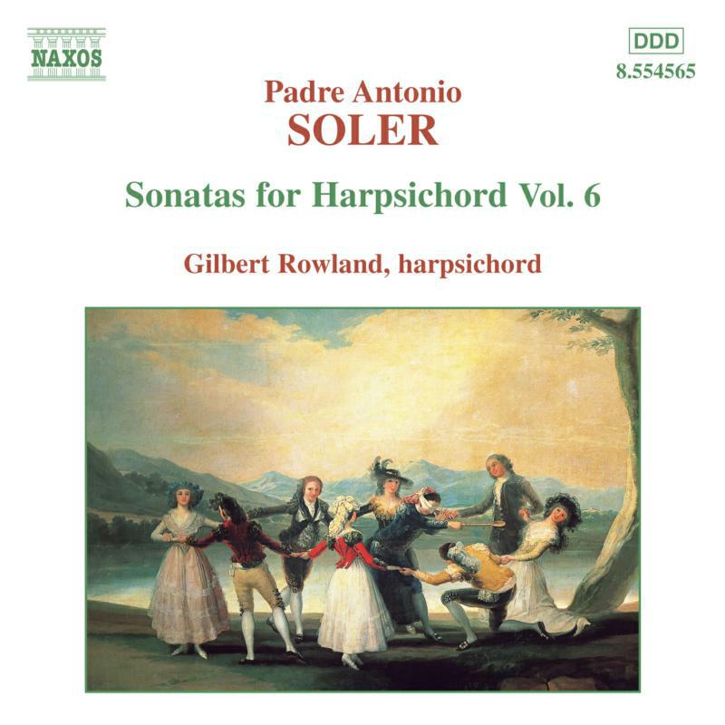 Gilbert Rowland - SOLER, A.: Sonatas for Harpsichord, Vol. 6 - 8554565