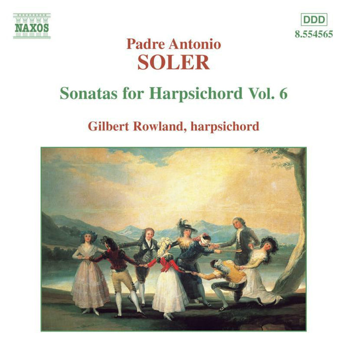 Gilbert Rowland - SOLER, A.: Sonatas for Harpsichord, Vol. 6 - 8554565