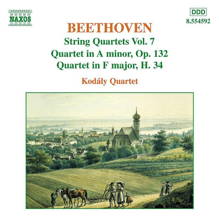 Kodaly 4Tet - BEETHOVEN: String Quartets Op. 132 and H. 34 - 8554592