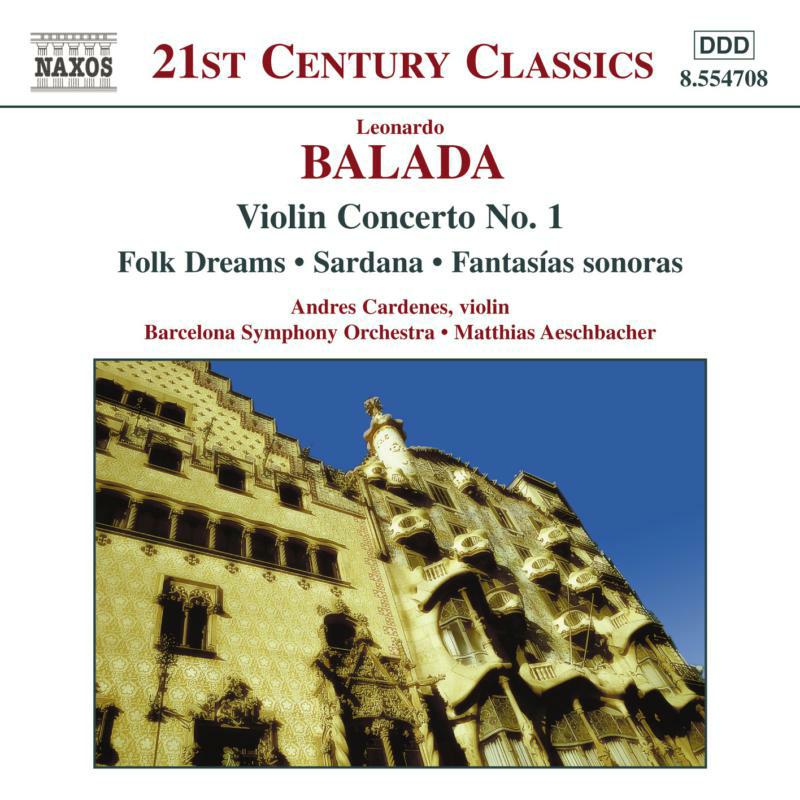 Cardenes:Barca So:Cata No - BALADA: Violin Concerto No. 1 / Folk Dreams / Sardana - 8554708