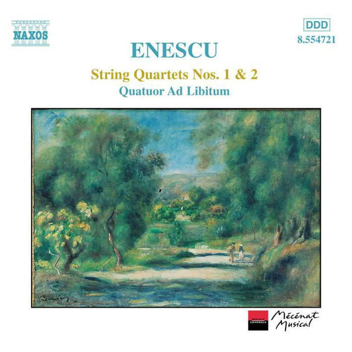 Ad Libitum 4Tet - ENESCU: String Quartets Nos. 1 and 2 - 8554721