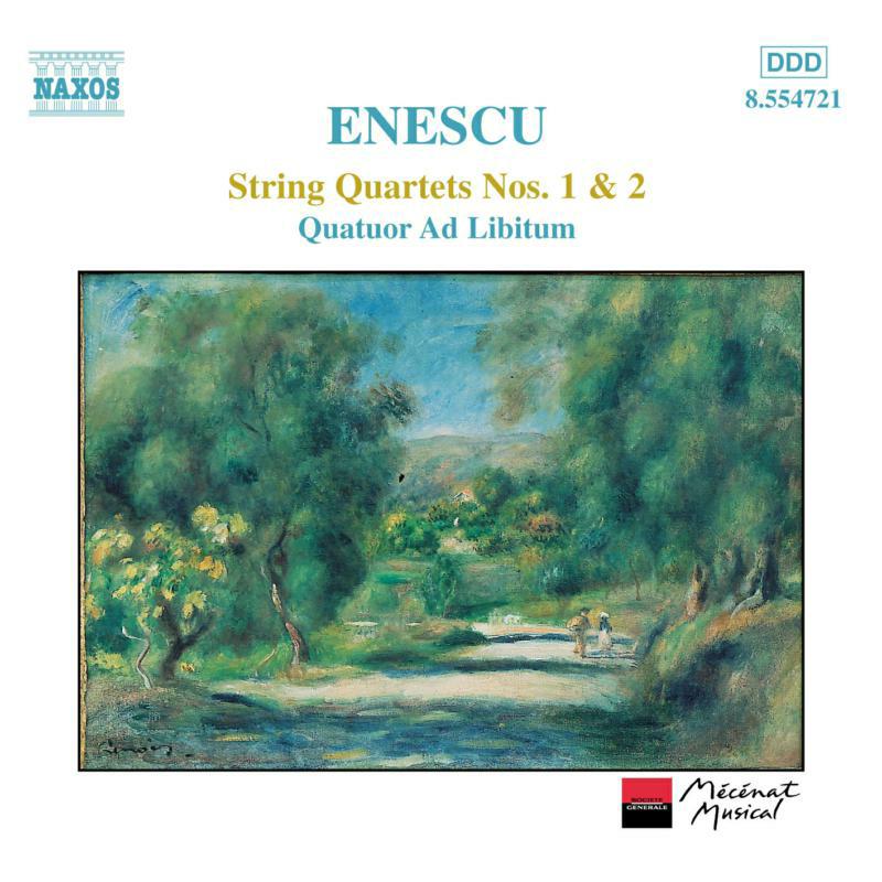 Ad Libitum 4Tet - ENESCU: String Quartets Nos. 1 and 2 - 8554721