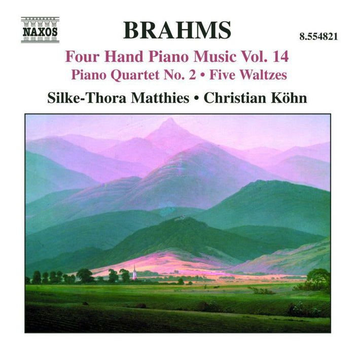 Matthies:Kohn - BRAHMS: Four-Hand Piano Music, Vol. 14 - 8554821