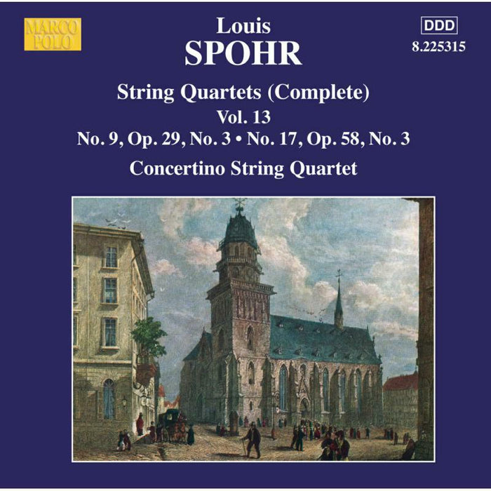 Concertino String Quartet - SPOHR: STRING QUARTETS VOL.13 - 8225315