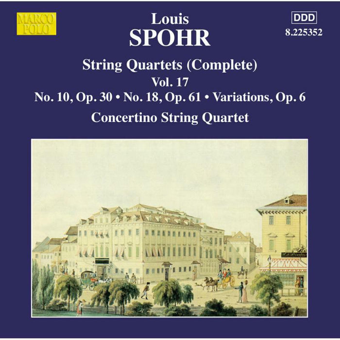Concertino String Quartet - Spohr: String Quartets Vol. 17 - 8225352