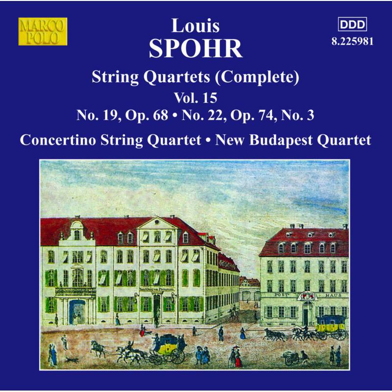 Moscow Concertino:New Budapest - Spohr: Quartets Volume 15 - 8225981