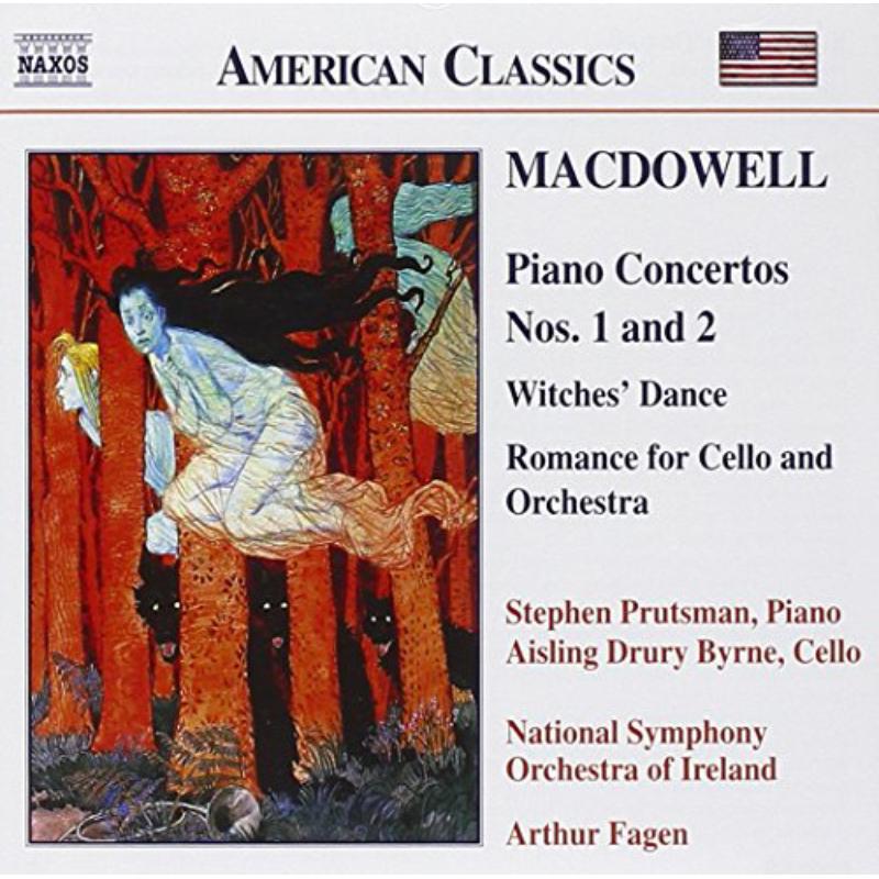 Prutsman:Byrne:Ire Nso - MACDOWELL: Piano Concertos Nos. 1 and 2 / Witches' Dance - 8559049