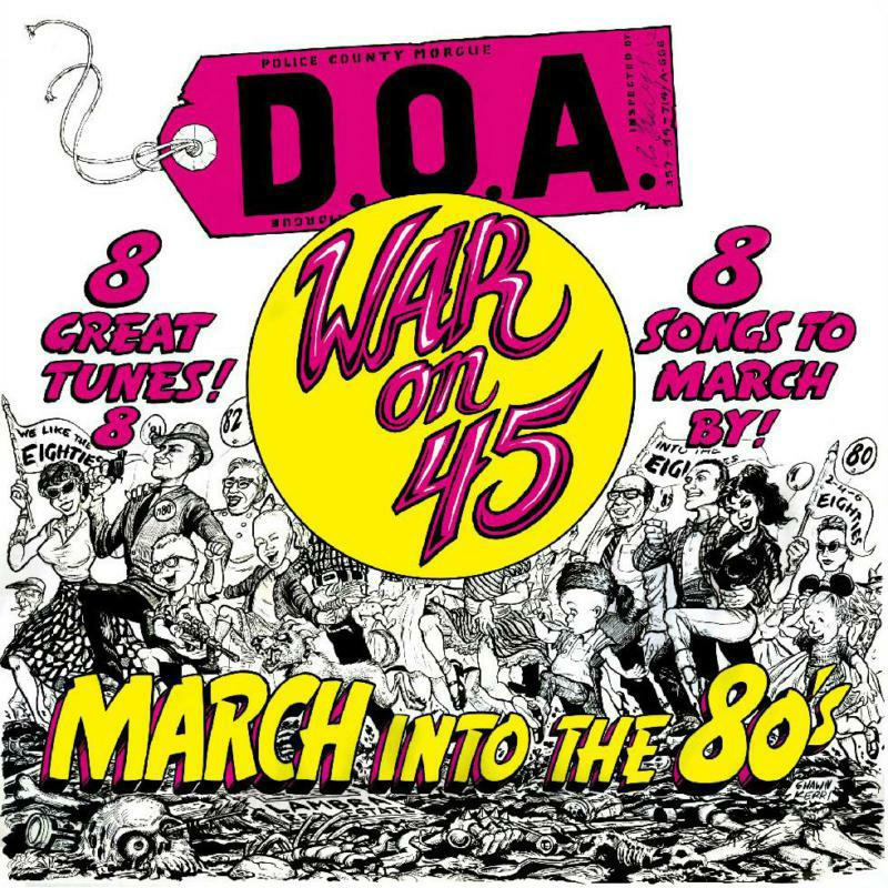 D.O.A. - War On 45 - 40th Anniversary Re-Issue - Red Vinyl - SDR0134LP