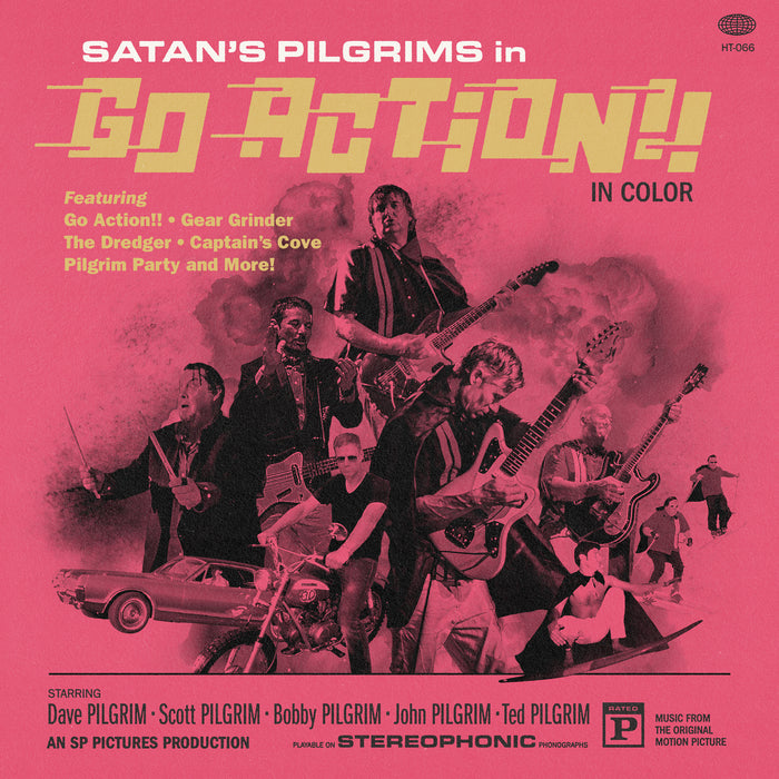 Satan's Pilgrims - Go Action!! (Metallic Gold LP) - HT066