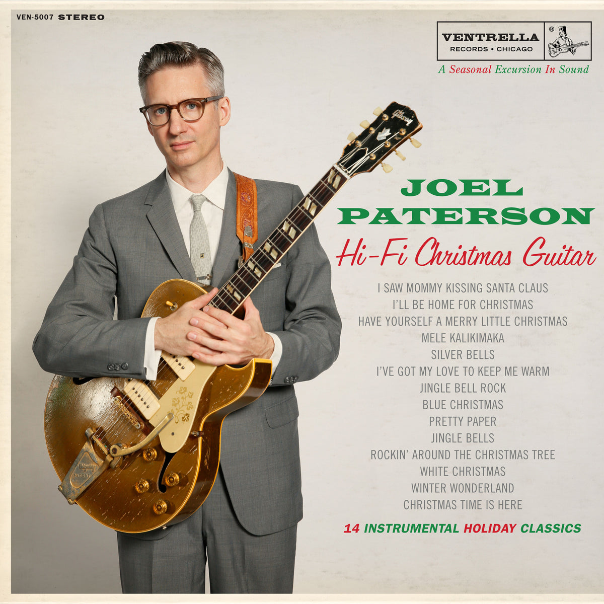 Joel Paterson - Hi-Fi Christmas Guitar ("Silver Bells" Colored LP) - NT005LP