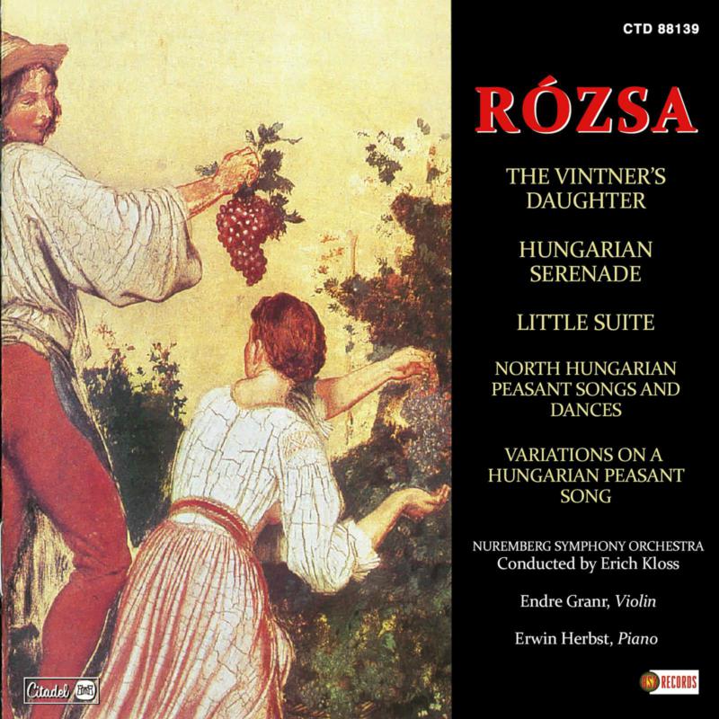 Miklos Rozsa - The Vintner's Daughter & Other Suites - CTD88139
