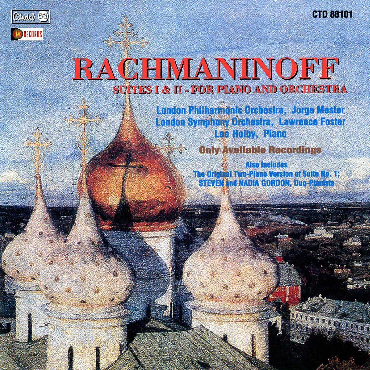 Sergei Rachmaninoff - Suites I & II For Piano And Orchestra - CTD88101