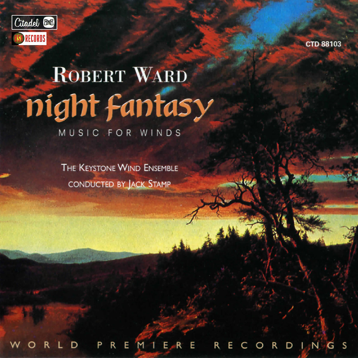 Robert Ward - Night Fantasy: Music For Winds - CTD88103