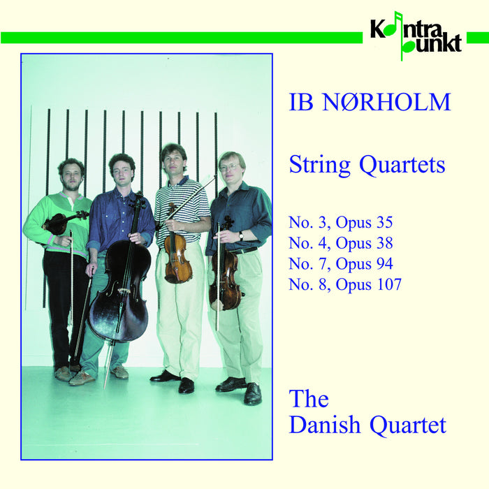 Jens E. Christensen - String Quartets 3, 4, 7, 8 - KON32049