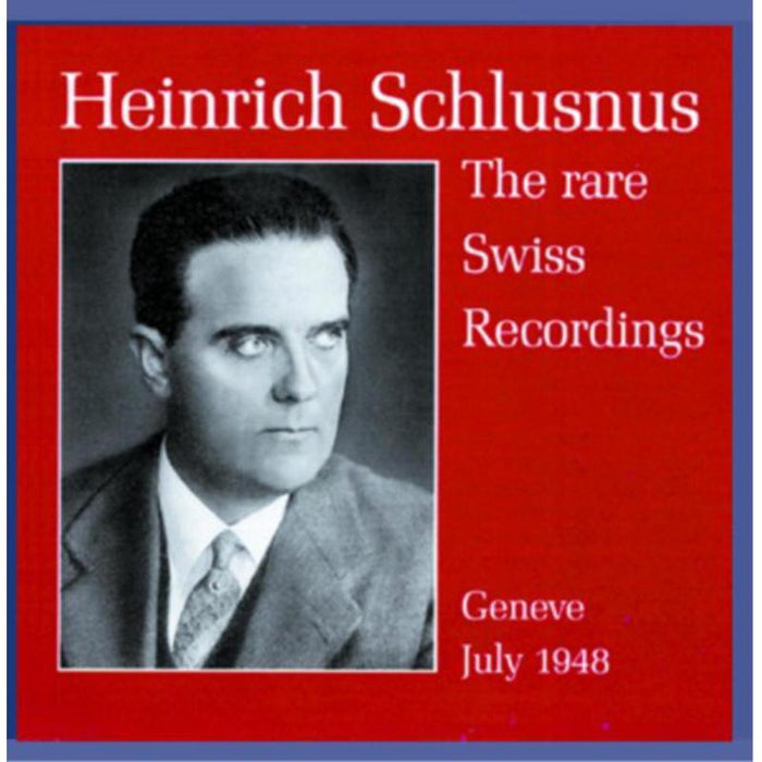 Schubert/Wolf/Schumann/ - Rare Swiss Recordings  1948 - PR90401