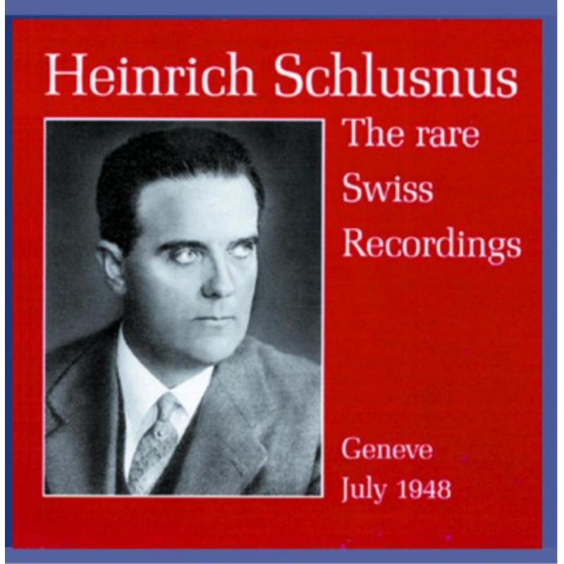 Schubert/Wolf/Schumann/ - Rare Swiss Recordings  1948 - PR90401