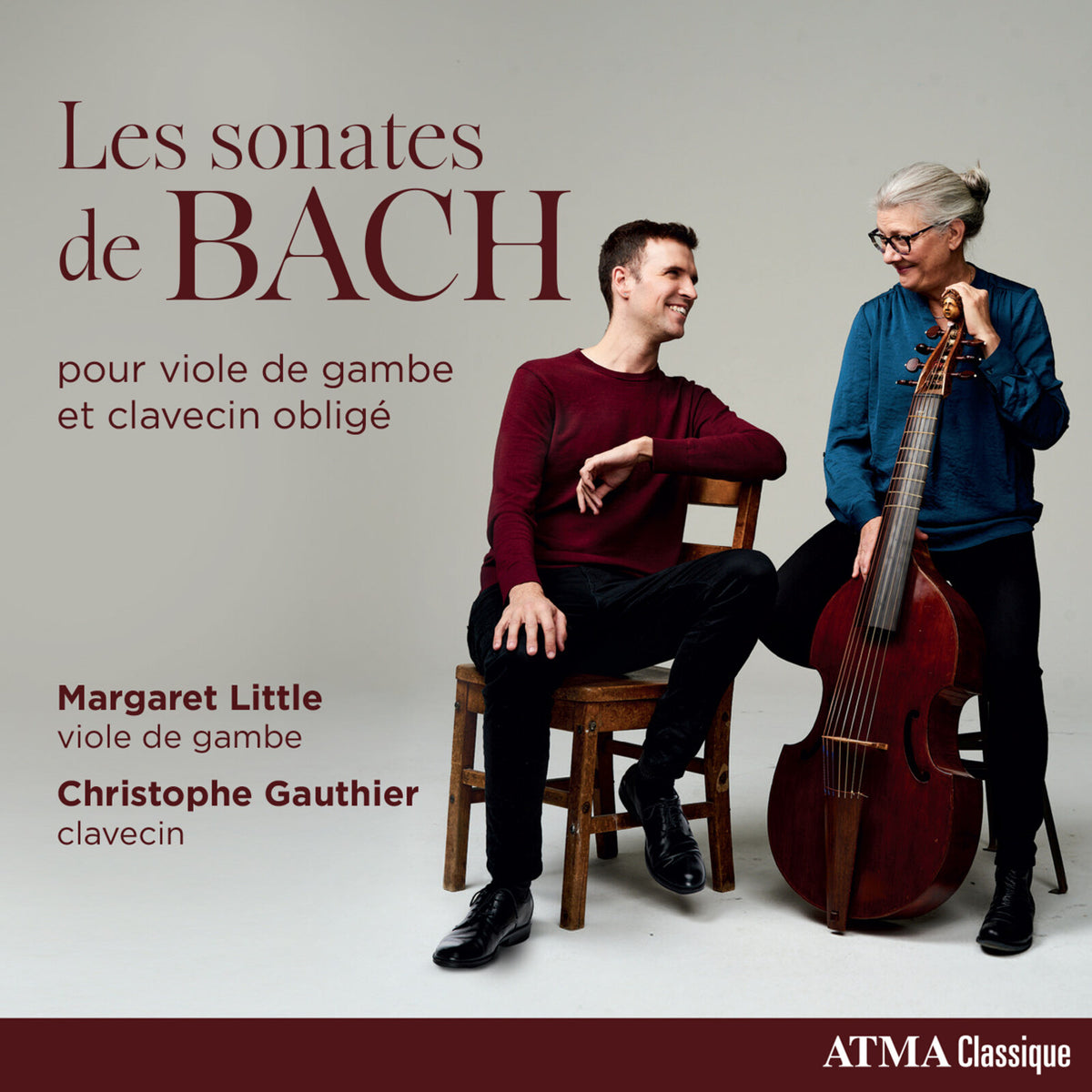 Margaret Little; Christophe Gauthier - Johann Sebastian Bach: Sonatas for Viola de Gamba and Harpsichord obbligato - ACD22898