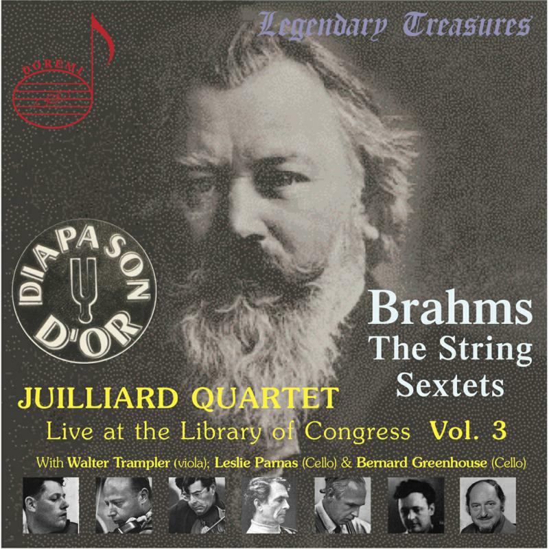 Juilliard Quartet/Trampler - Juilliard Quartet Vol. 3 Brahms 2 String Sextets - DHR5705
