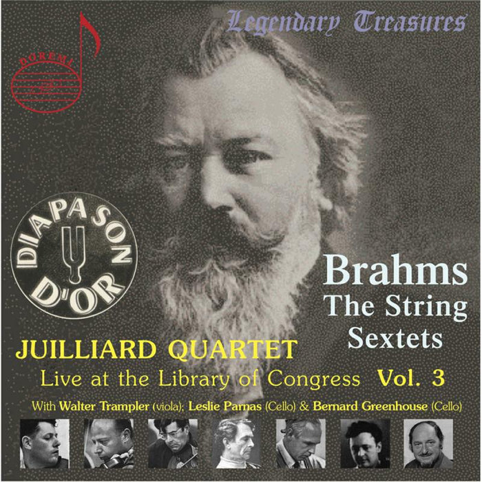 Juilliard Quartet/Trampler - Juilliard Quartet Vol. 3 Brahms 2 String Sextets - DHR5705