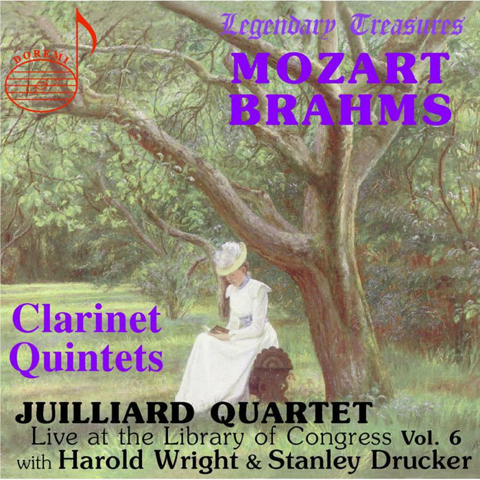 Juilliard Quartet/Wright - Juilliard Quartet Vol. 6 Mozart, Brahms Clarinet Quintets - DHR5709